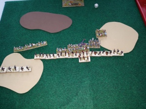 Deployed ready to face the Anglo-Saxons (Actually, I think these were Anglo-Danish so IV/71)