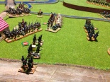 The 5/60, unsteady from 50% casualties fights bravely on to the chagrin of the French